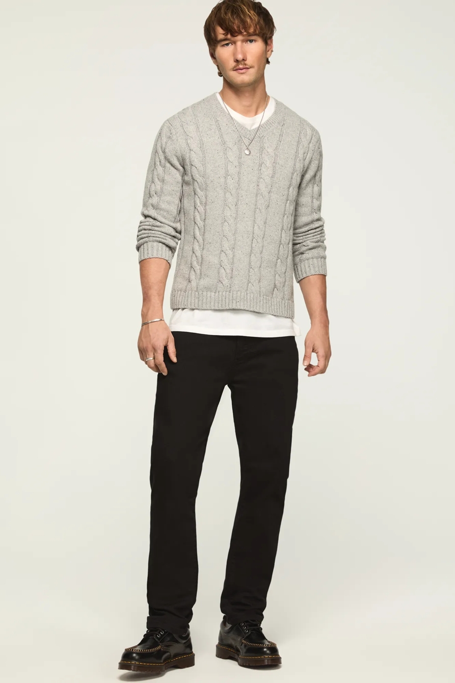 223 STRAIGHT ADVANCED STRETCH JEAN — BLACK RINSE — image 1