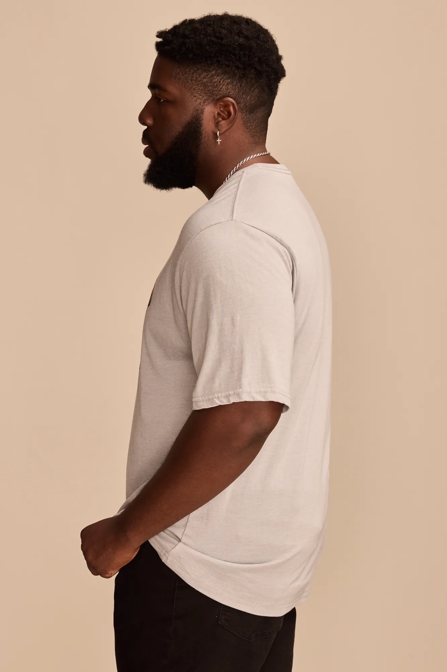 BIG & TALL ST BERNARD TEE — LIMESTONE — image 3