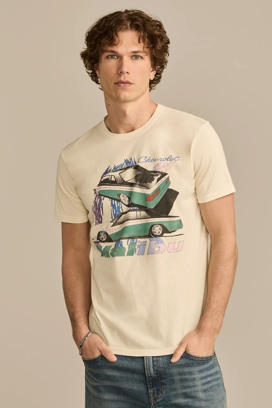 CHEVROLET MALIBU TEE — LIGHT GRAY — image 1