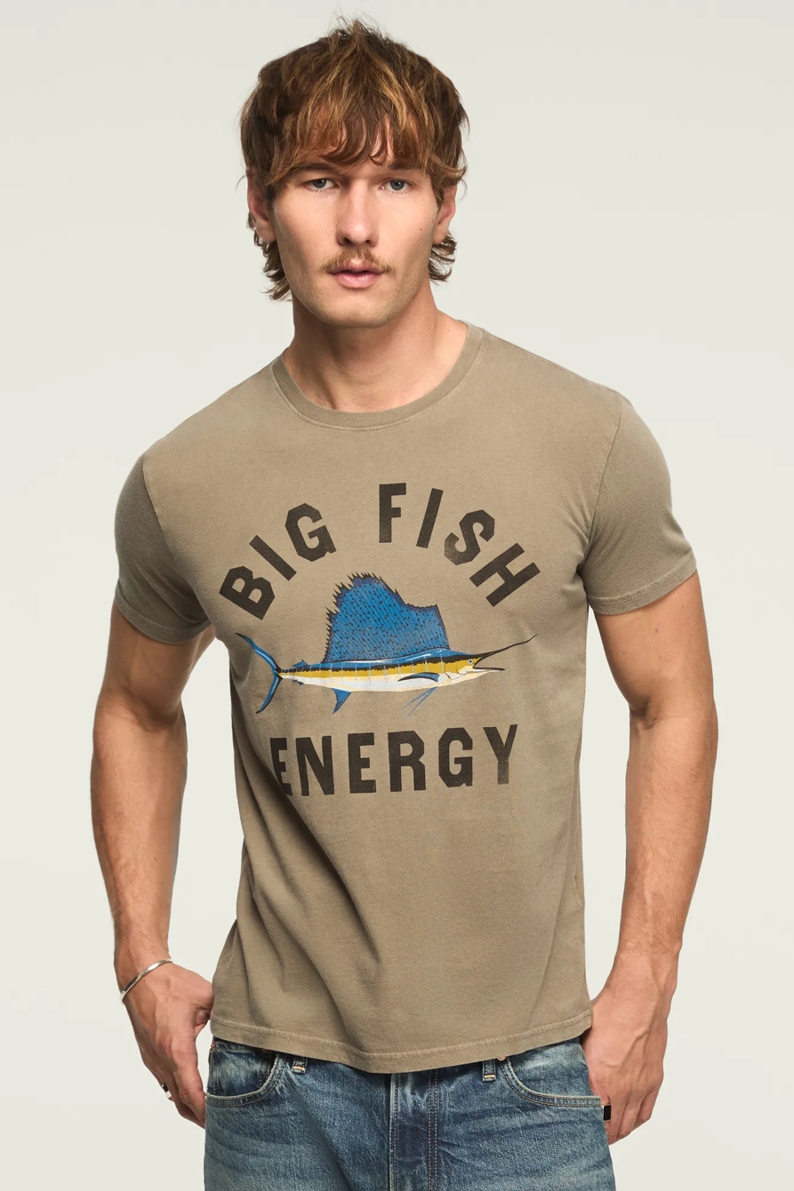 BIG FISH ENERGY TEE — BRINDLE — image 1