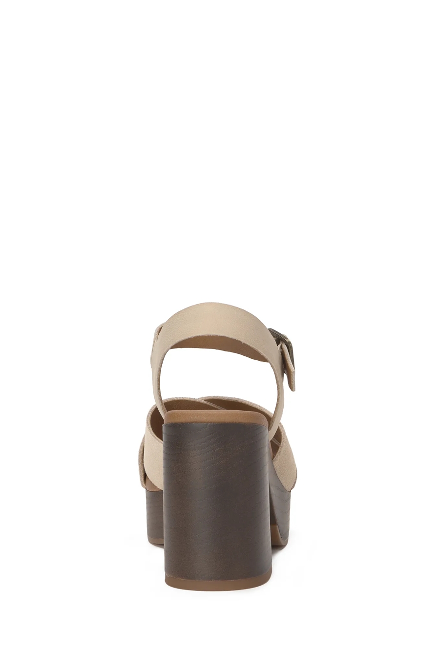 CALBY PLATFORM HEEL — MEDIUM LIGHT BEIGE — image 2