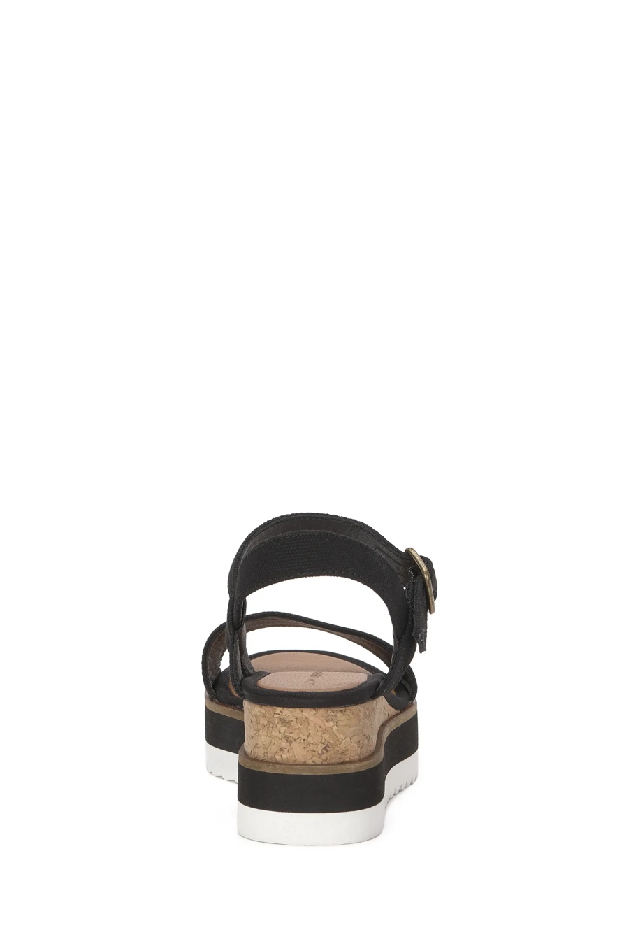 TEMAYA PLATFORM SANDAL — BLACK — image 2