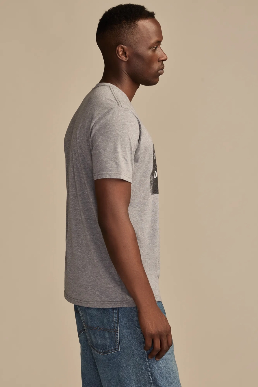 FOUR DEUCES DISTELLERY TEE — HEATHER GREY — image 4