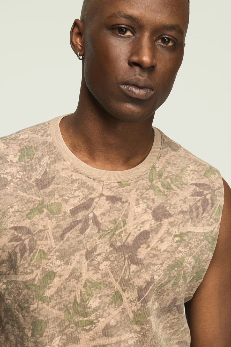 CAMO MUSCLE TANK — CAMO (ARMY COLORS) — image 2