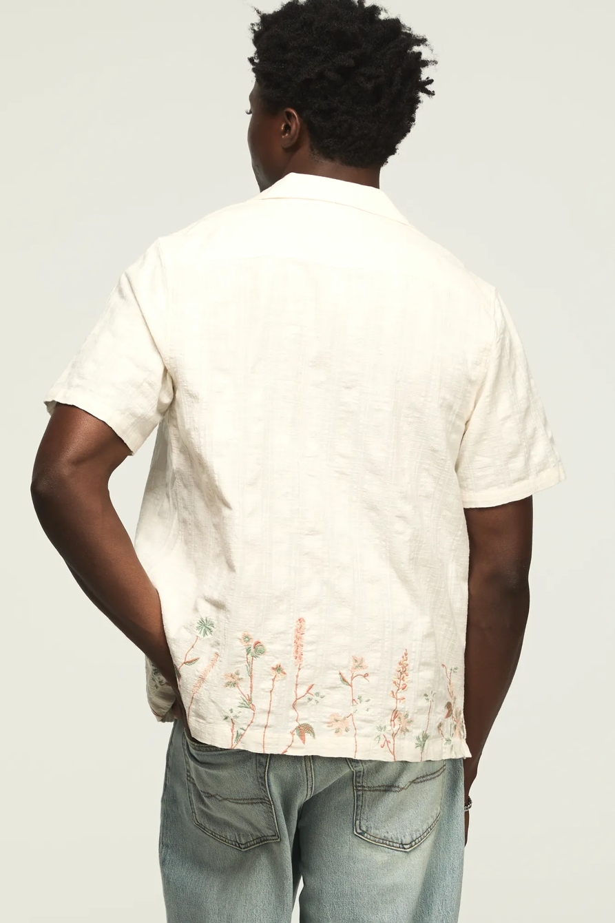 NOVELTY CAMP COLLAR SHIRT — CREAM MULTI — image 3