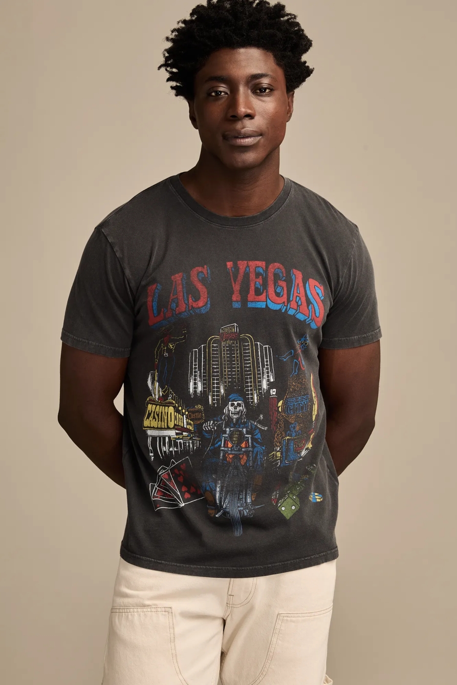 LAS VEGAS TEE — JET BLACK — image 1