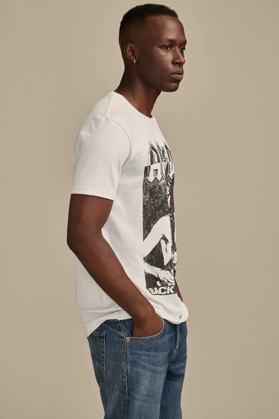 ACDC BACK IN BLACK TEE — SILVER BIRCH — image 4