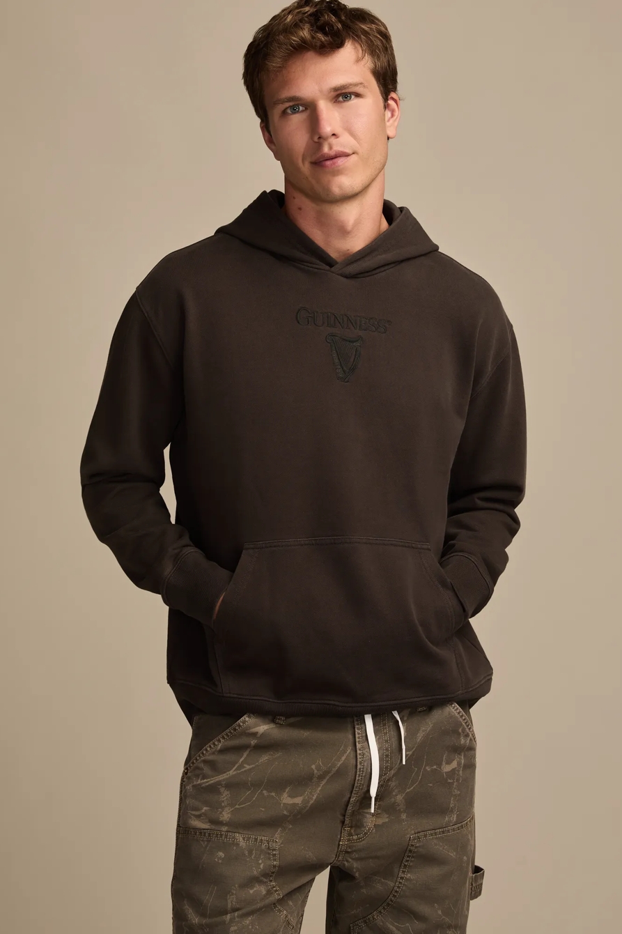 GUINNESS LOGO HOODIE — RAVEN — image 1