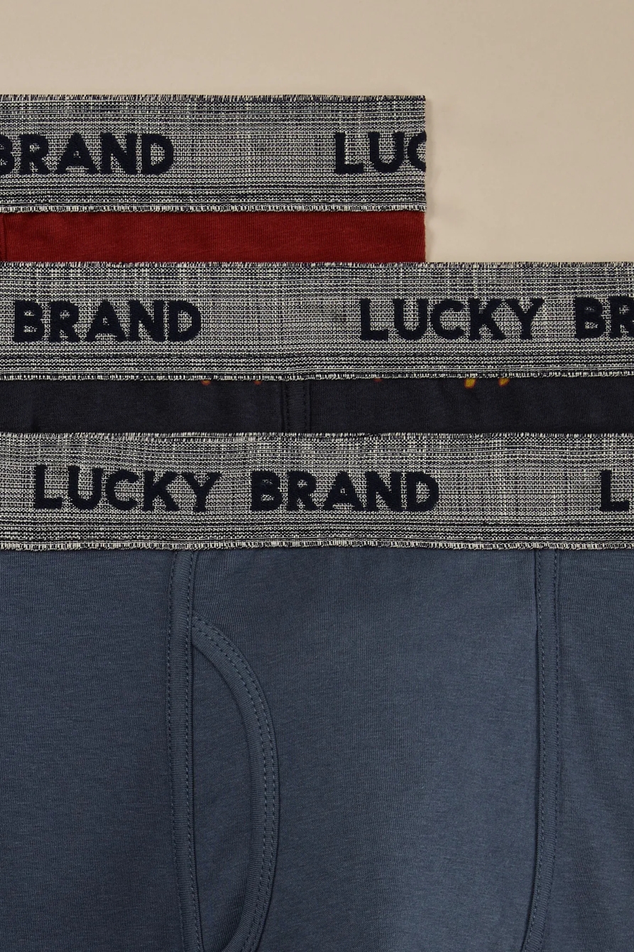 3 PACK STRETCH BOXER BRIEFS — MULTI — image 2