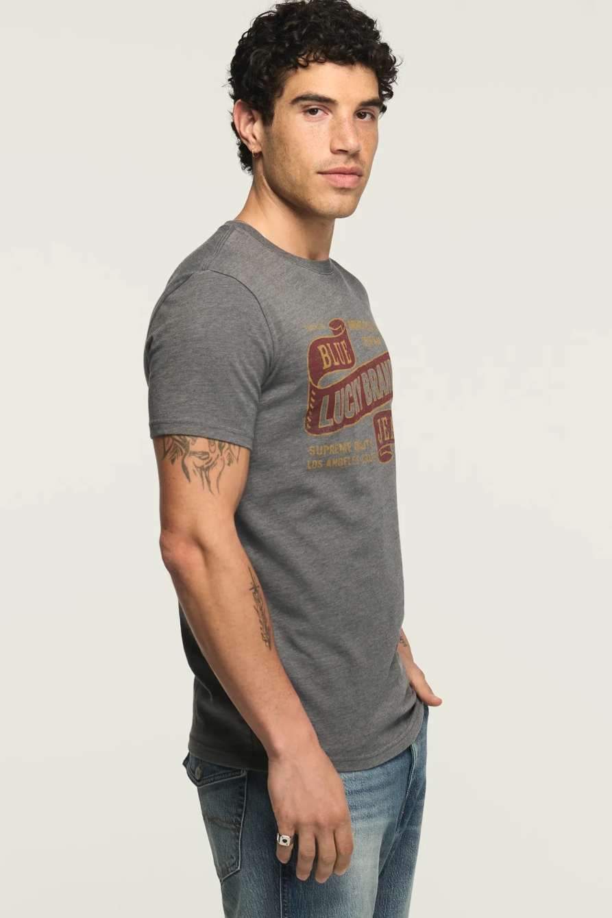 LUCKY JEANS TEE — RAVEN — image 4