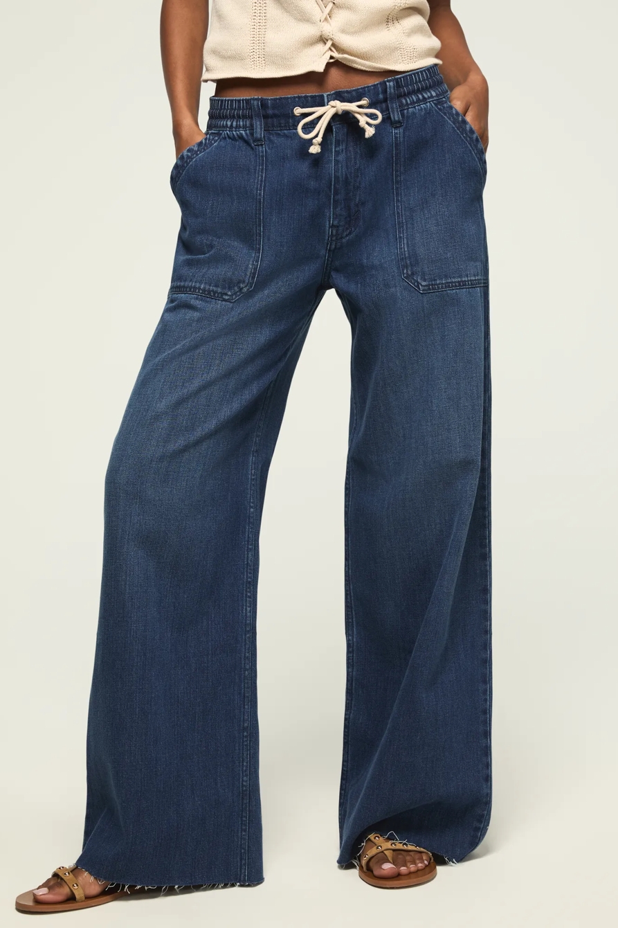 PATCH POCKET PULL ON WIDE LEG — IM THE ONE WASH — image 2