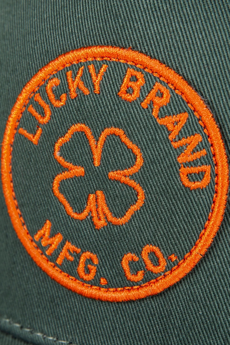 Lucky MFG Co. Embroidered Patch Hat — OPEN GREEN — image 3