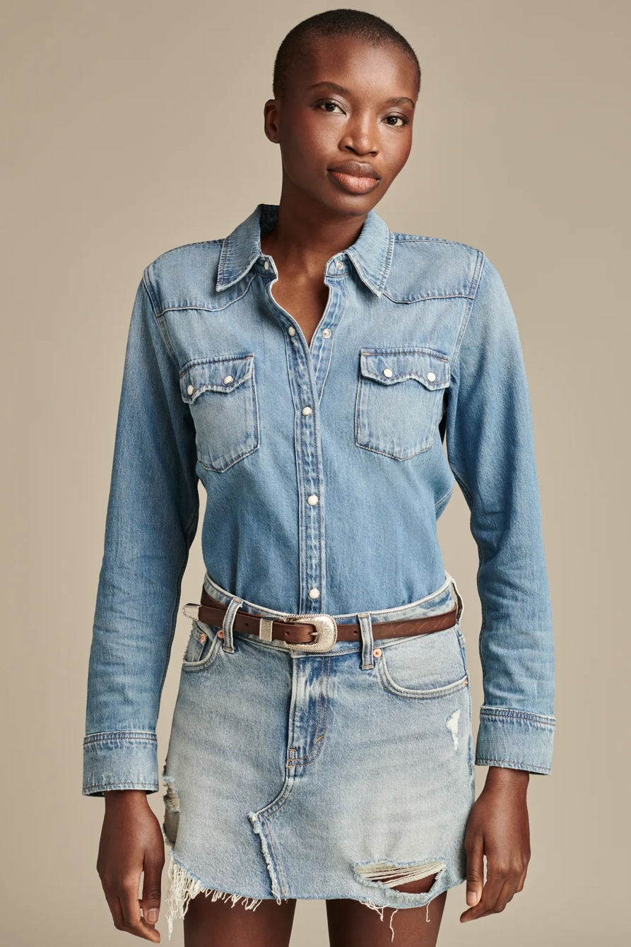 DENIM WESTERN SHIRT — AMERICAN DREAM — image 1