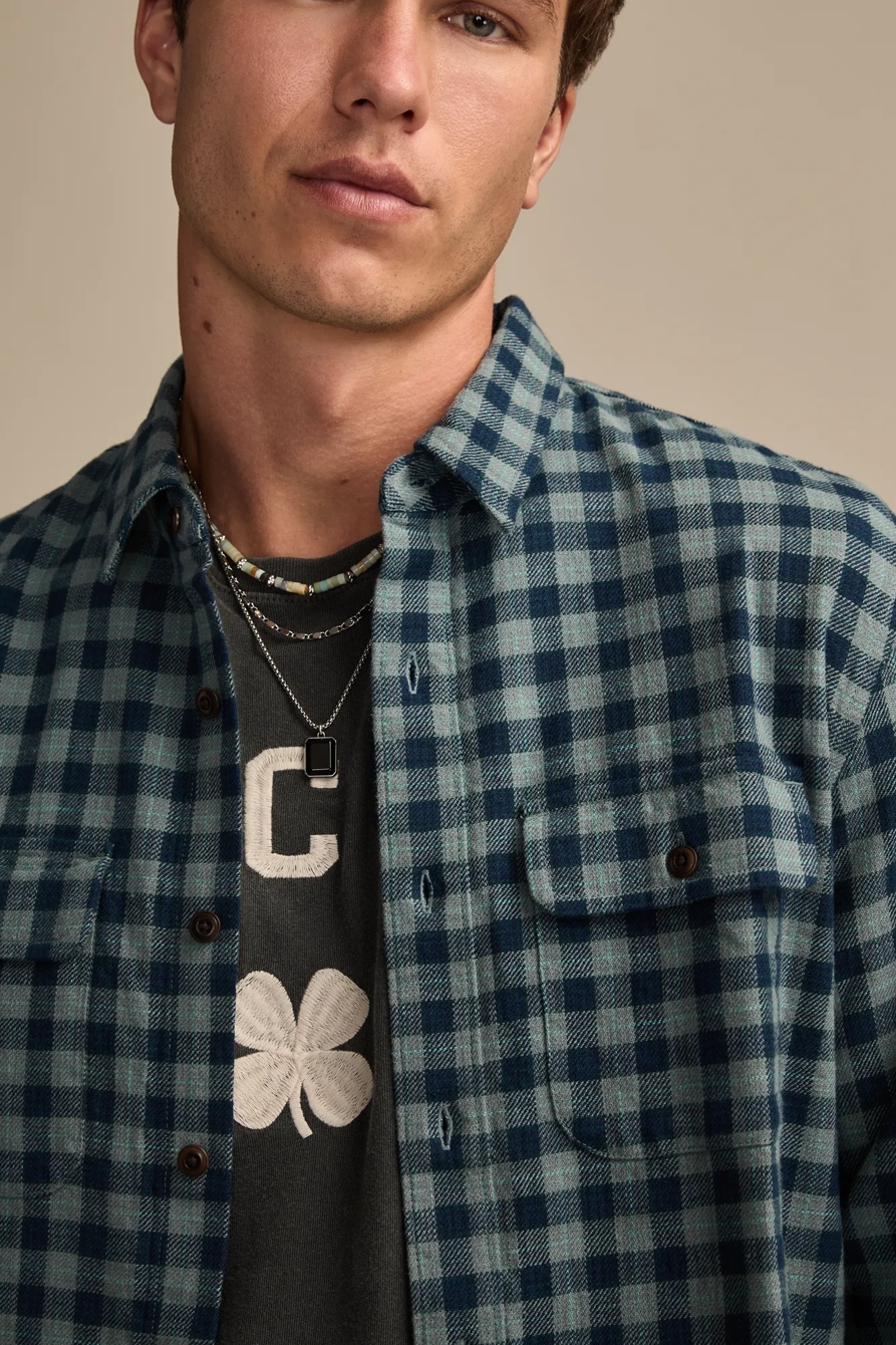 TWILL HUMBOLDT UTILITY SHIRT — GREEN MULTI — image 5