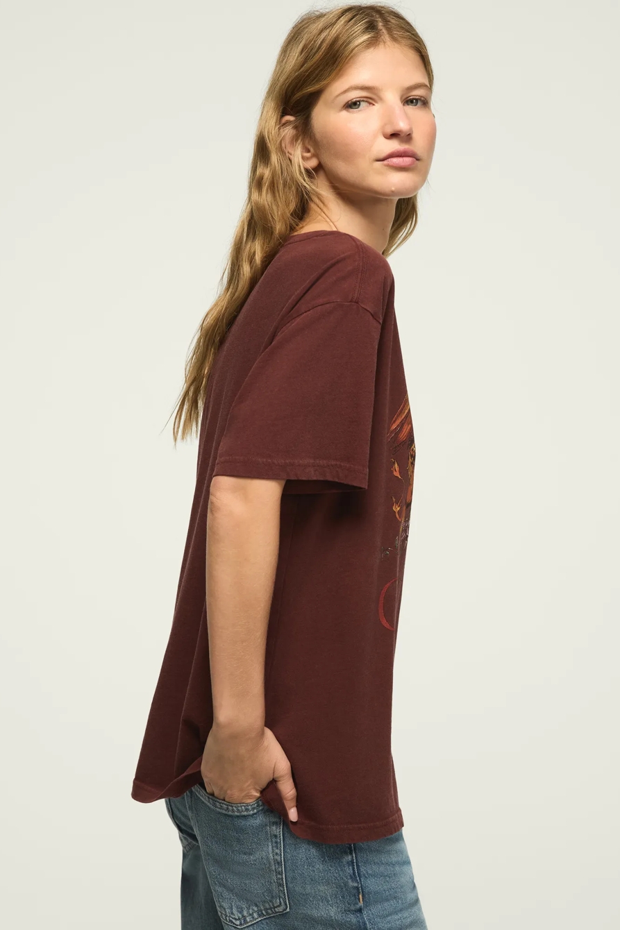 QUEEN LION CREST BOYFRIEND TEE — Bitter Chocolate — image 4