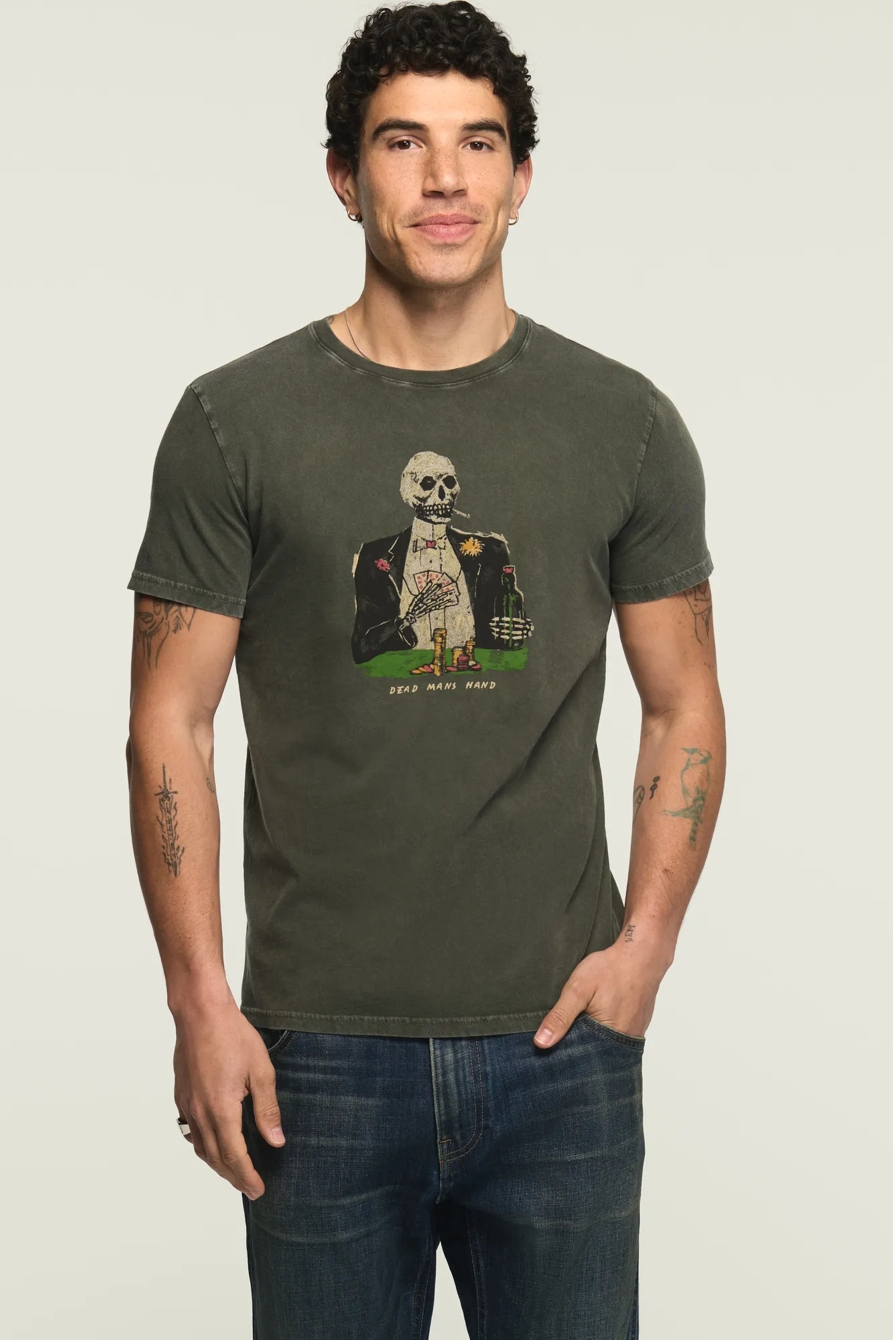 DEAD MANS HAND TEE — RAVEN — image 2