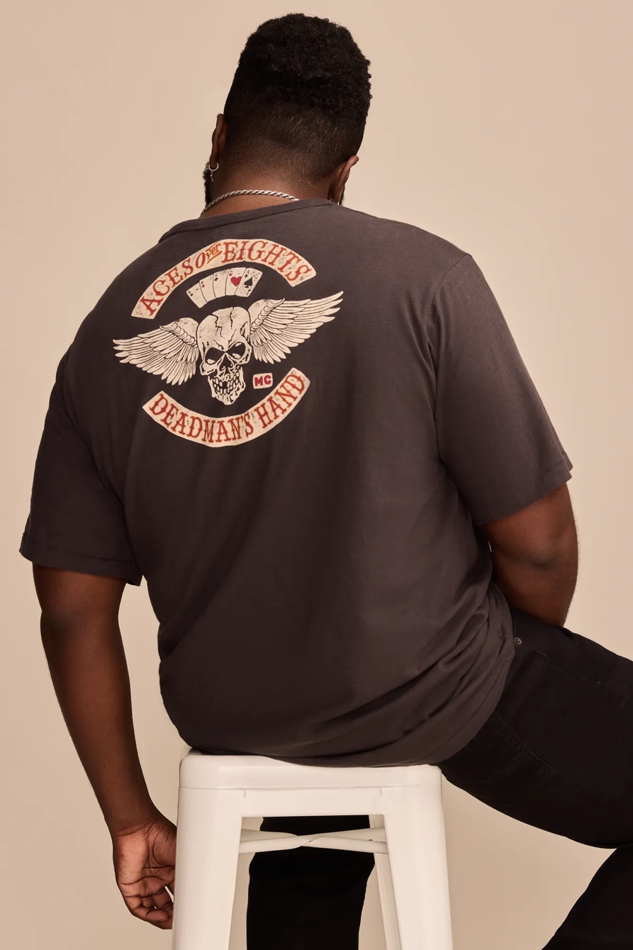 BIG & TALL ACES OVER EIGHTS TEE — JET BLACK — image 1