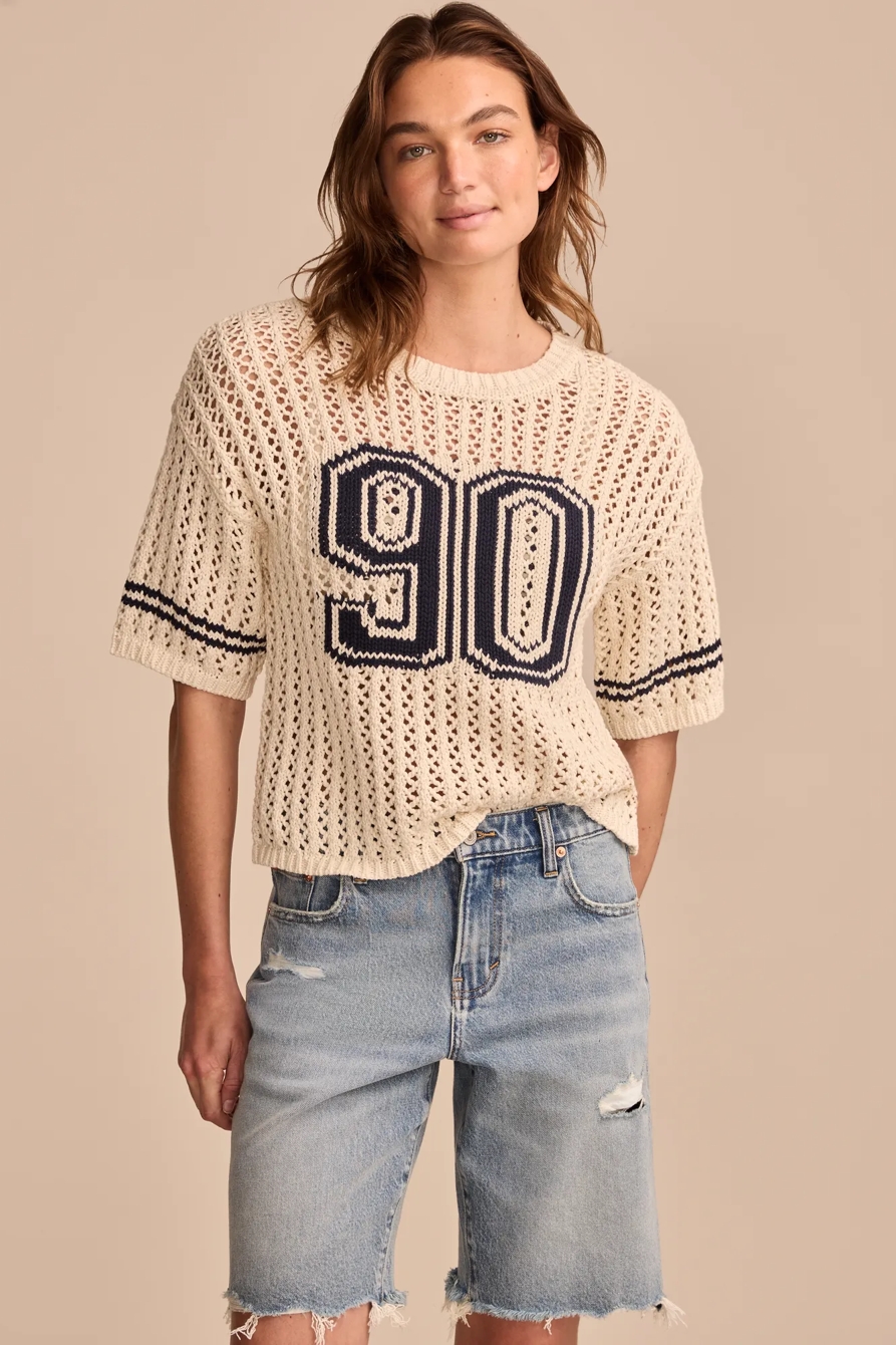 VARSITY MESH TEE — Turtledove — image 3