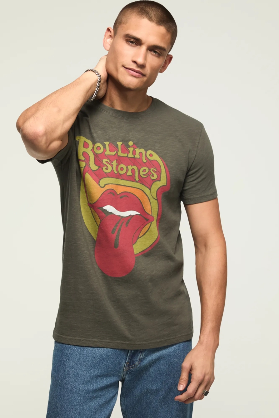 ROLLING STONES TONGUE TEE — BELUGA — image 2