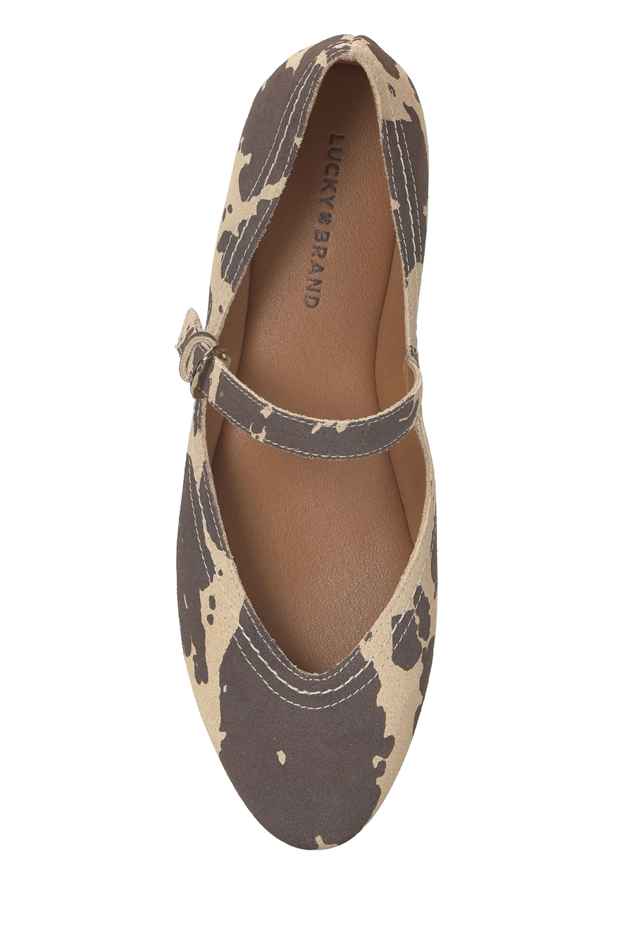 CYRENA MARY JANE FLAT — BEIGE CHOCOLATE — image 4