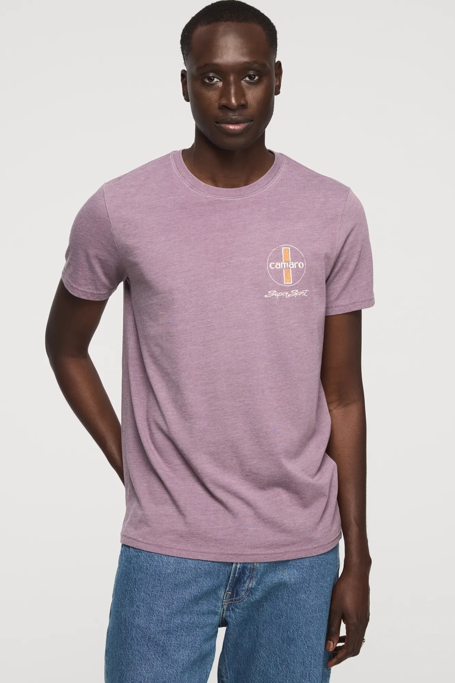 CAMARO LOGO TEE — BLACK PLUM — image 4