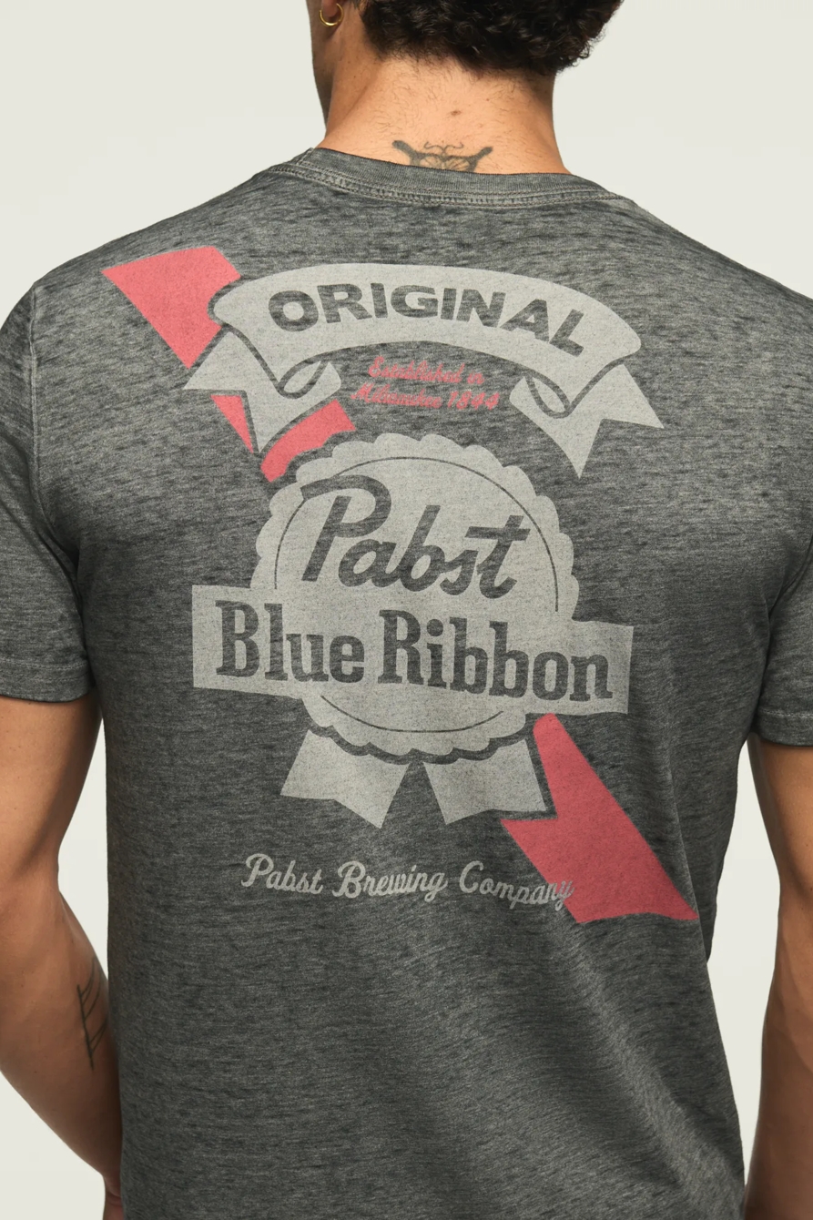 Pabst Burnout Tee — #001 BLACK — image 5