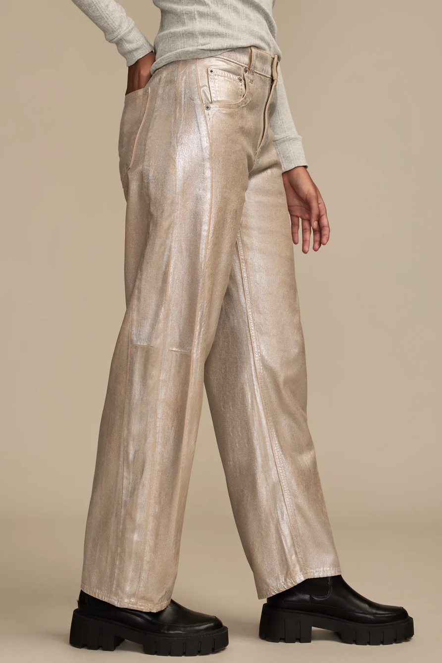 Lucky Legend Metallic Barrel Leg — CRUSHIN' ON KHAKI WASH — image 5
