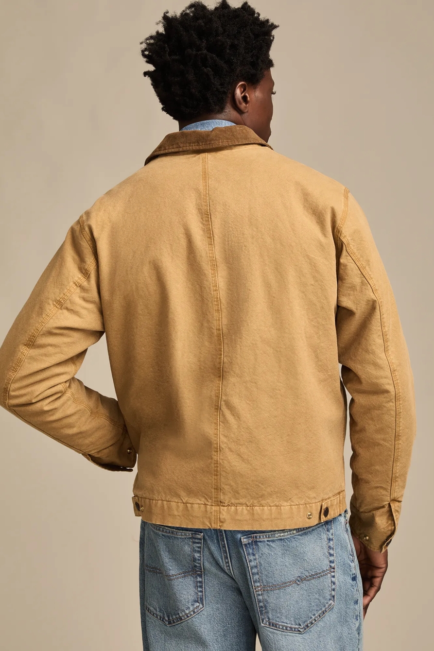 CANVAS WORK JACKET — ANTIQUE BRONZE — image 6