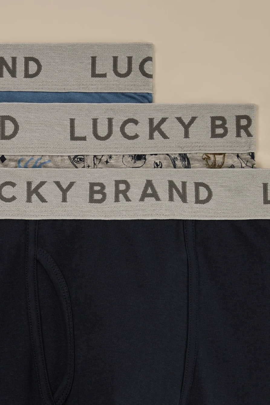 3 PACK STRETCH BOXER BRIEFS — MULTI — image 2