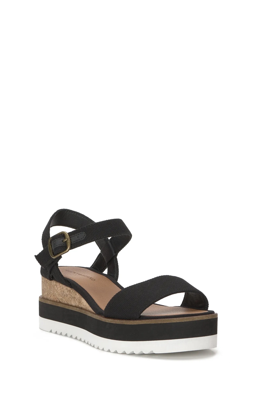 TEMAYA PLATFORM SANDAL — BLACK — image 1