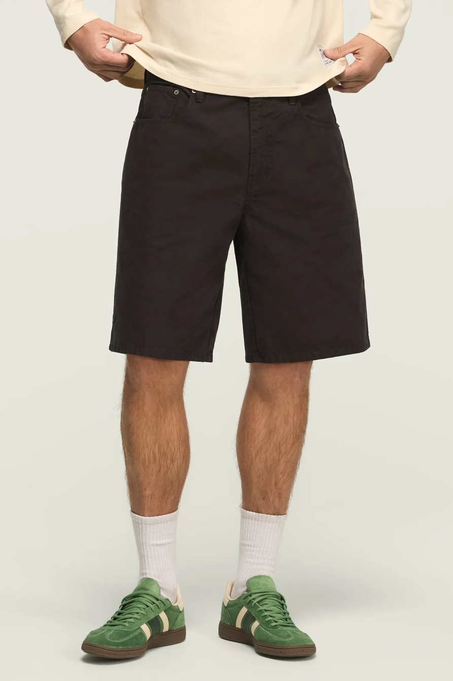 LOOSE 5 POCKET CANVAS SHORT — PHANTOM — image 1