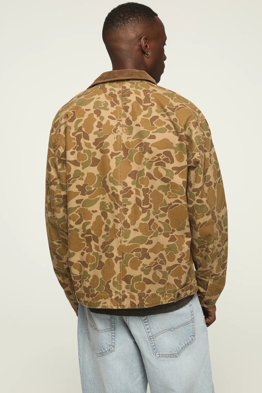 CANVAS UTILITY JACKET — CAMO MULTI — image 3