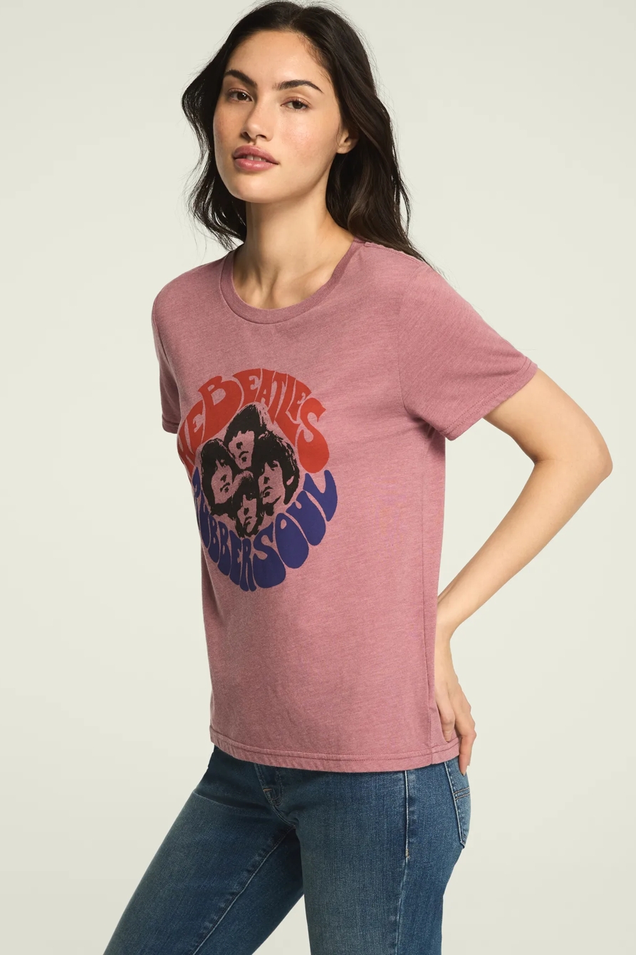 THE BEATLES RUBBER SOUL CLASSIC CREW — Mesa Rose — image 5