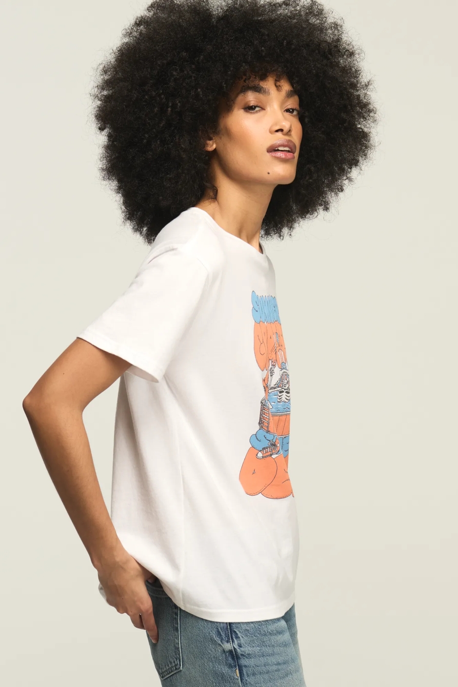 GRATEFUL DEAD AMERICANA BOYFRIEND TEE — BRIGHT WHITE — image 4