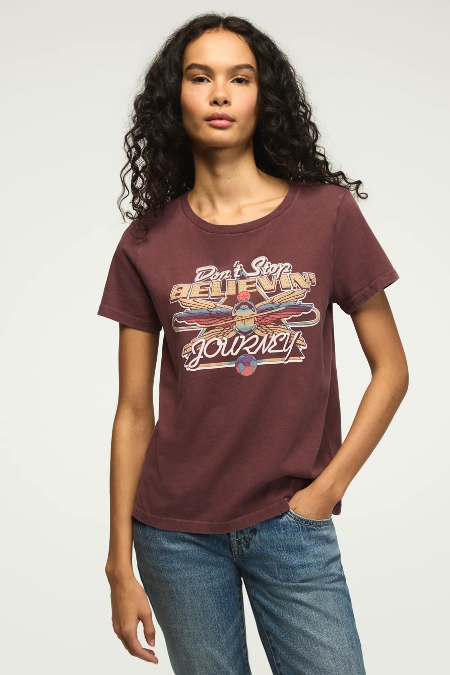 JOURNEY DONT STOP BELIEVIN CLASSIC CREW — VINEYARD WINE — image 1