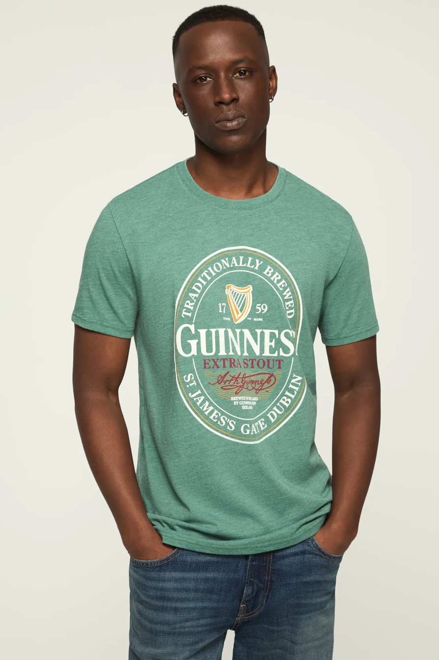 GUINNESS OVAL TEE — POSY GREEN — image 1