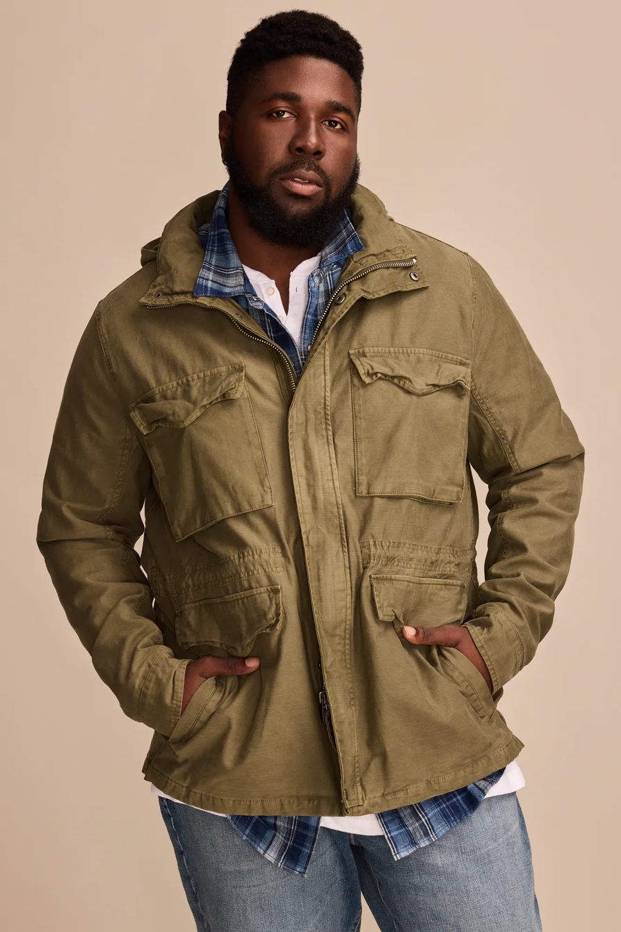 BIG & TALL M-65 FIELD JACKET — FOUR LEAF CLOVER — image 1