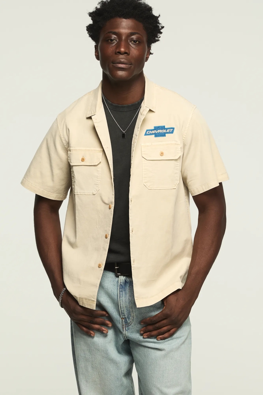 CHEVY GARAGE SHIRT — SILVER BIRCH — image 5