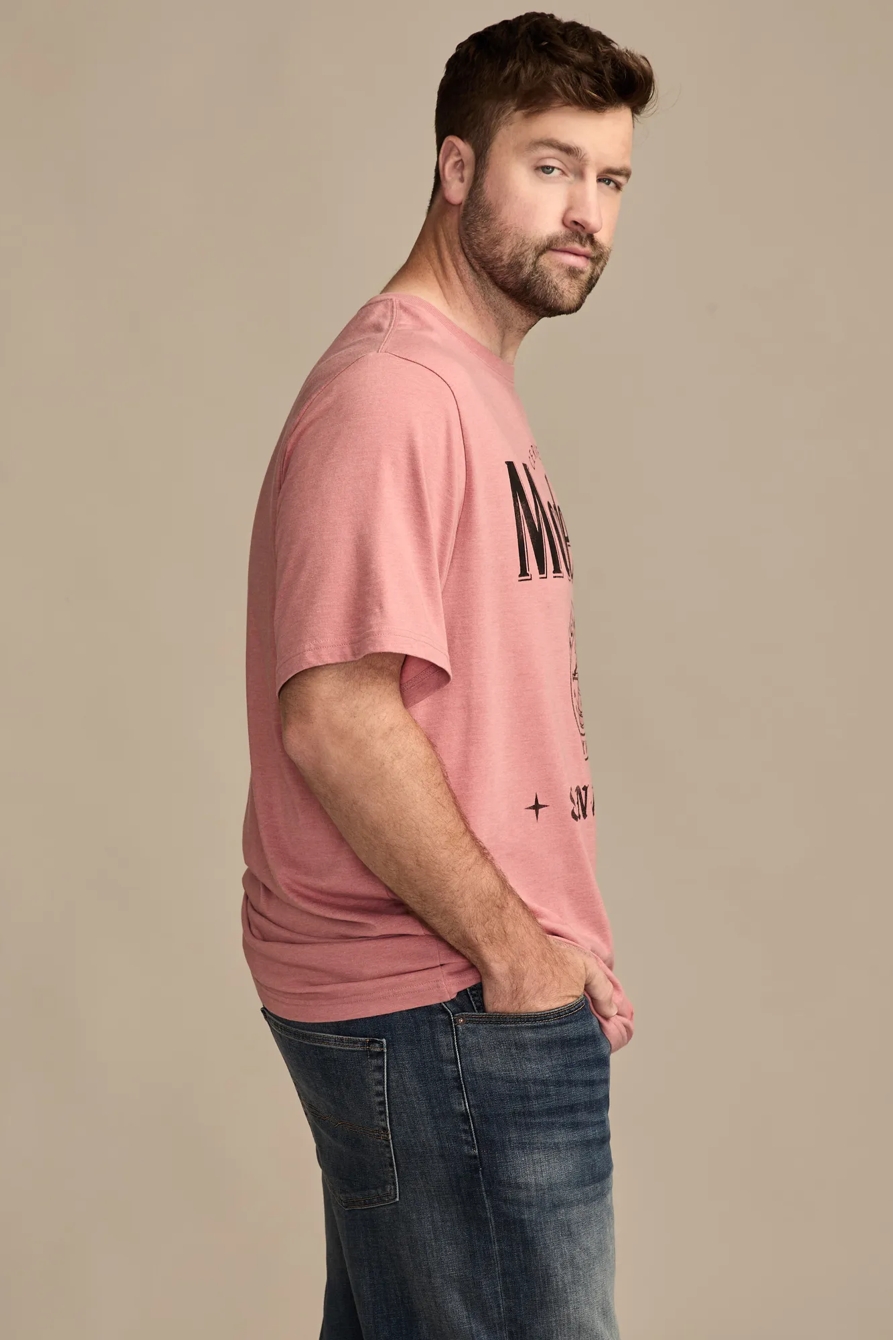 Big & Tall MODELO LOGO TEE — CEDAR WOOD — image 4