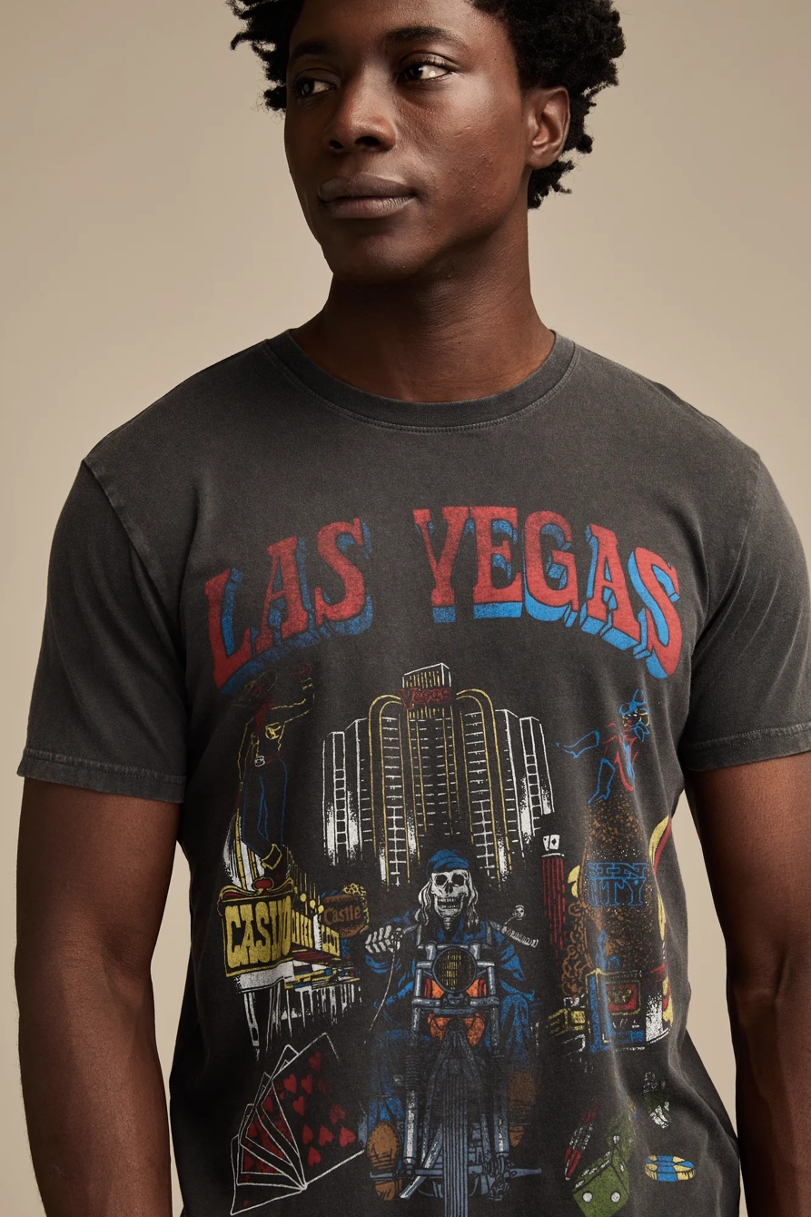 LAS VEGAS TEE — JET BLACK — image 2