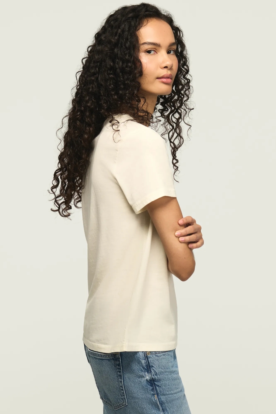 GUNS AND ROSES EMBELLISHED CLASSIC CREW — CANOLI CREAM — image 4