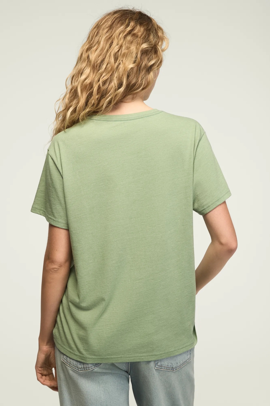 ROLLING STONES AMERICAN TOUR BOYFRIEND TEE — BASIL — image 3