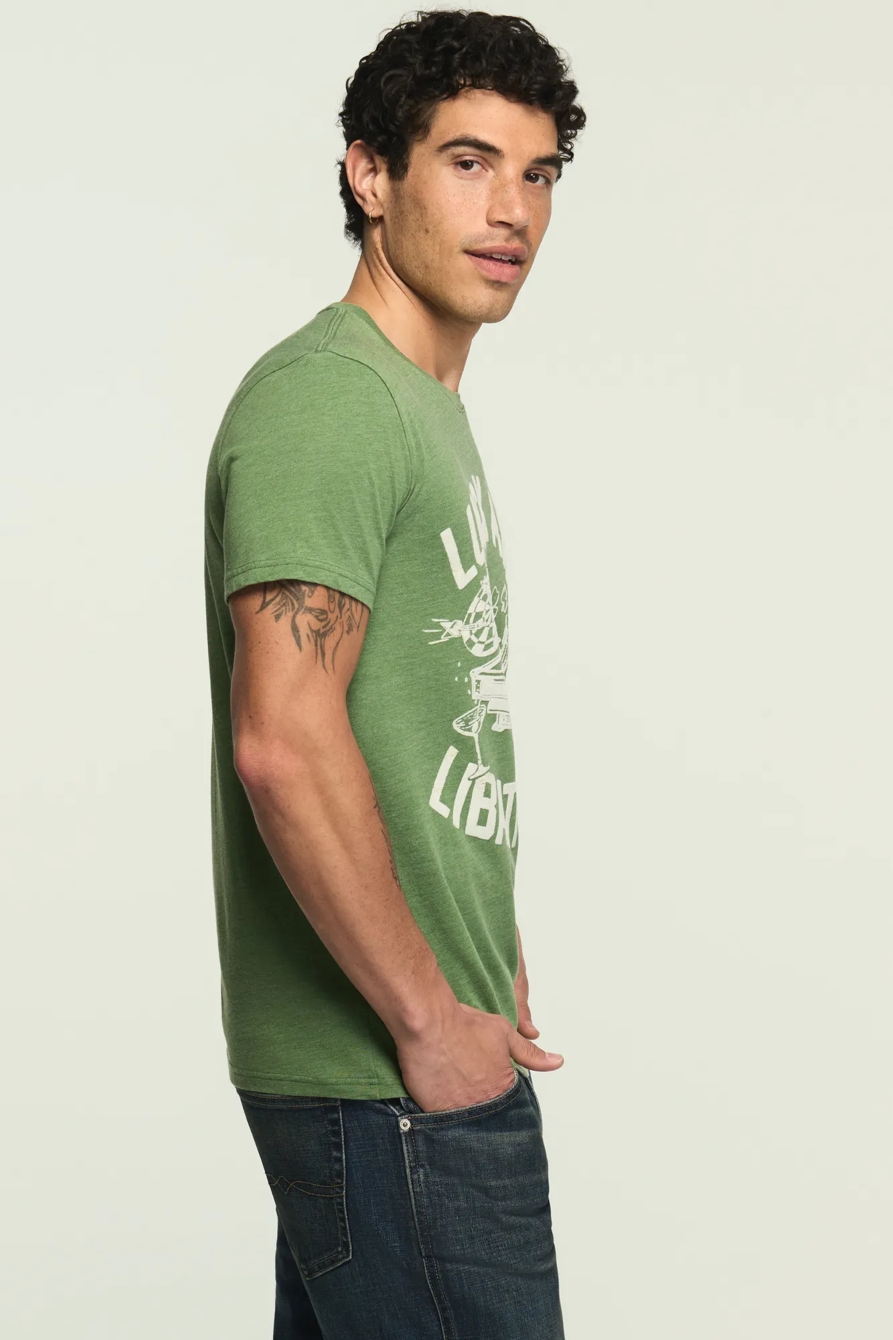 LUCK AND LIBATIONS TEE — ARTICHOKE GREEN — image 4