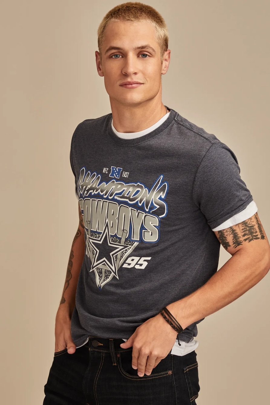 DALLAS COWBOYS GRAPHIC TEE — #437 NAVY — image 3