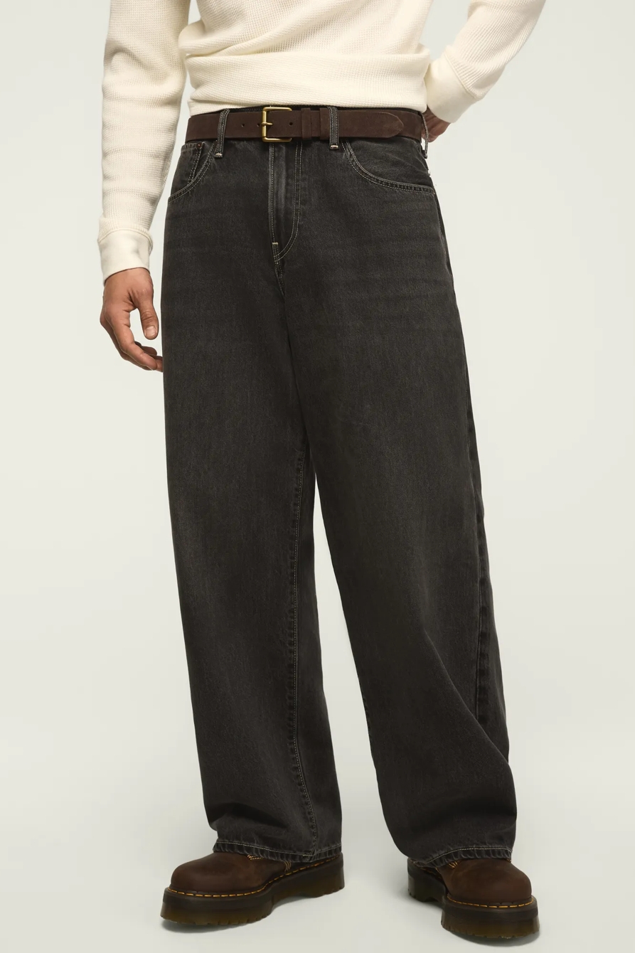 Double Keeper Suede Belt — BROWN — image 5