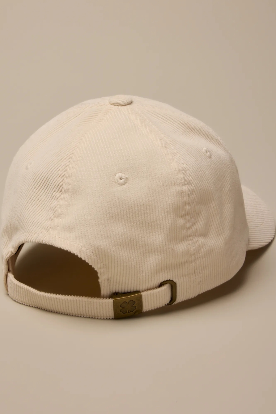 LUCKY CORDUROY BASEBALL — CREAM — image 2