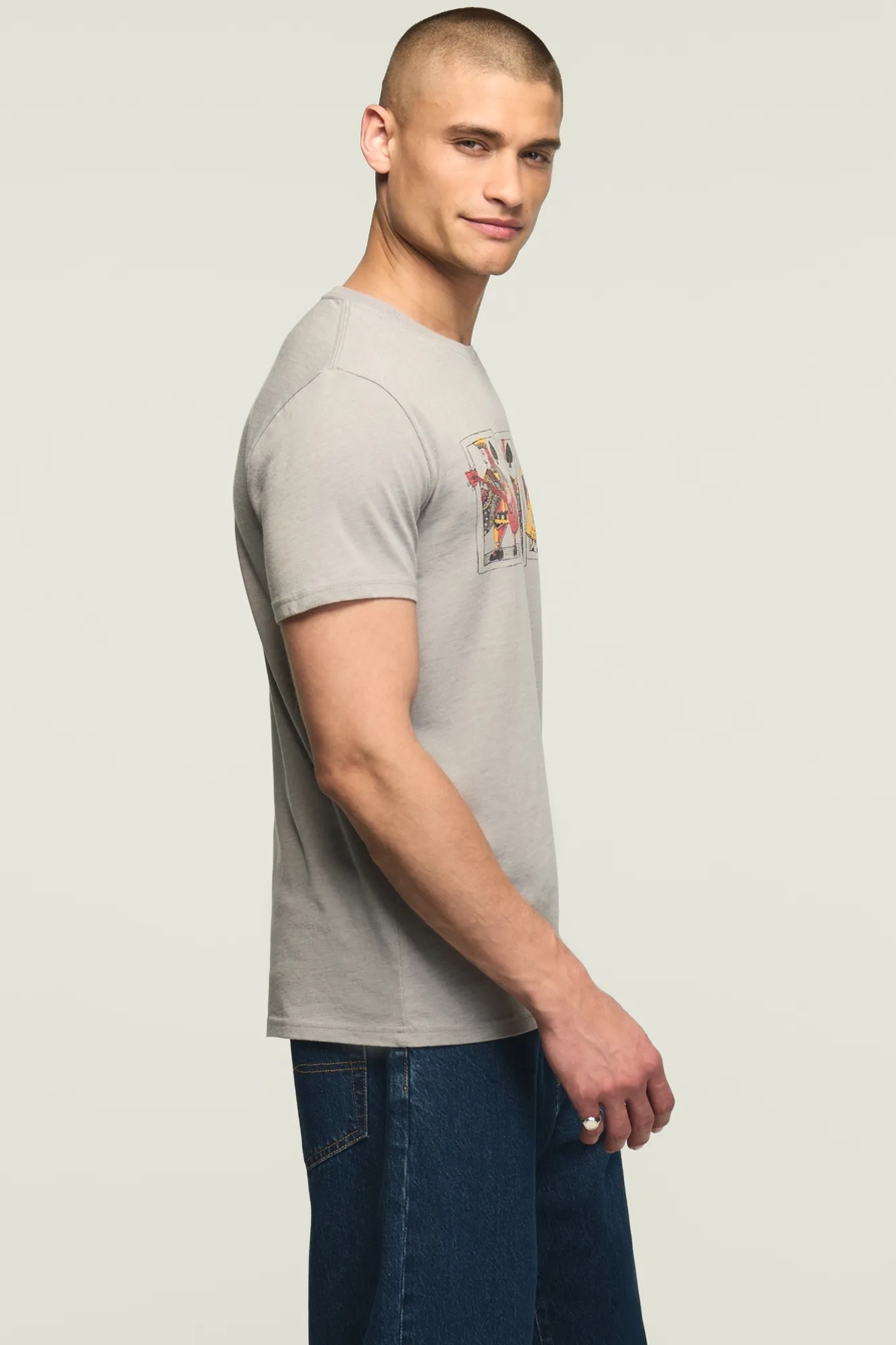 PLAYING CARDS TEE — WILD DOVE — image 4