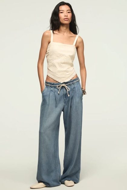 Pull On Palazzo, LINE UP WASH