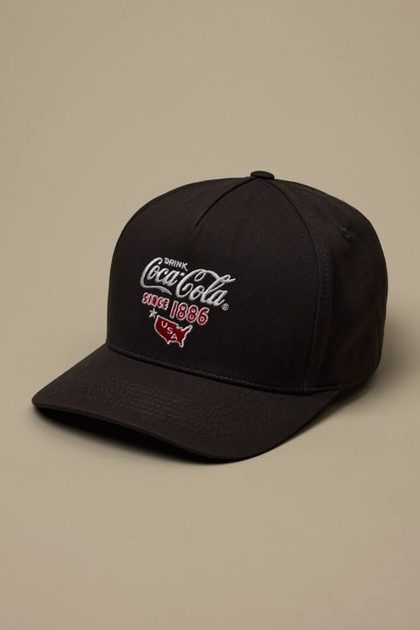 1886 COCA COLA BASEBALL HAT, BLACK