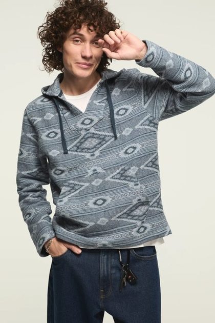 WOVEN JACQUARD BAJA, BLUE MULTI